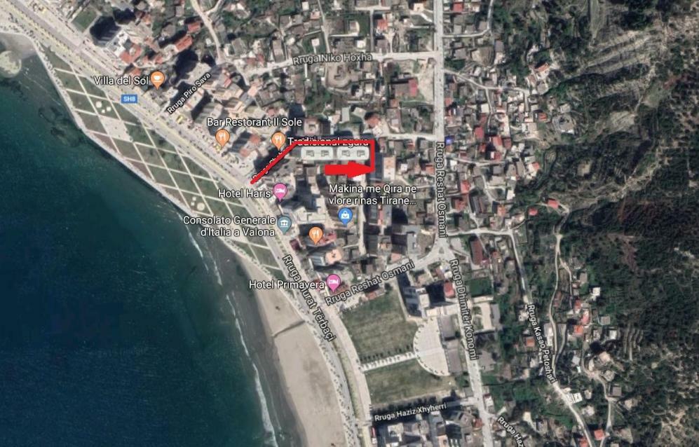 Lindita'S Seaview Appartment Вльора Екстер'єр фото